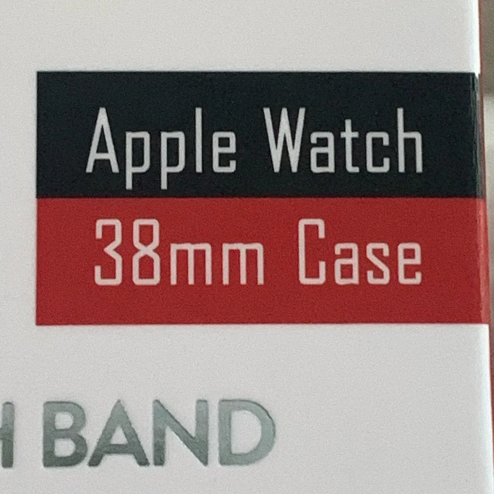 Apple 38mm Matte Black Smartwatch Case protection watch band. New never opened
